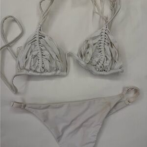 White Women's Swim Bikini Set